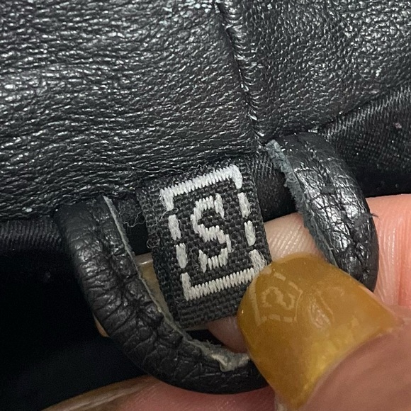 Vintage 80s Snakeskin Batwing Black Leather Jacket Made In Turkey Sz Small Women - Picture 8 of 12